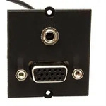 BACHMANN Custom Modul 1x VGA+ Audio 3.5 mm Stereo, schwarz