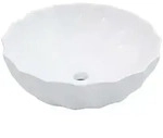 vidaXL Waschbecken 46 x 17 cm Keramik Wei&szlig;
