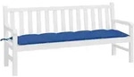vidaXL Gartenbank-Auflage Blau 180x50x7 cm Oxford-Gewebe