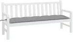 vidaXL Gartenbank-Auflage Grau 180x50x7 cm Oxford-Gewebe