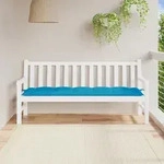vidaXL Gartenbank-Auflage Hellblau 180x50x7 cm Oxford-Gewebe
