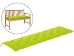 vidaXL Gartenbank-Auflage Hellgr&uuml;n 200x50x7 cm Stoff