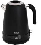 Adler AD 1295b Wasserkocher 1,7-L Stahl LCD-Anzeige Temperaturregelung