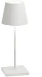 Zafferano Poldina Pro Mini White wiederaufladbare und dimmbare LED-Tischleuchte mit