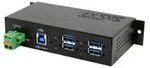 EXSYS EX-1185HMVS-2 4-Port Metall USB 3.2 Gen1 mit 15KV ESD &Uuml;berspannungs-Schutz