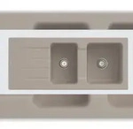 Villeroy & Boch Villeroy&Boch Sp&uuml;lbecken, K&uuml;chensp&uuml;le Architectura 80 Almond