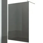Fischer und Adamek Duschabtrennung Walk-In Seitenwand Breite: 80 cm Glas: Grauglas