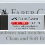 FABER-CASTELL Faber Castell Radierer Dust-free 63x22x11 mm schwarz Kunstst