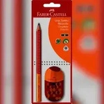 Bleistiftset Jumbo Grip Two Tone, Strichst&auml;rke B, inklusive Doppelspitzdose, auf