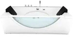 AcquaVapore Whirlpool Pool Badewanne Wanne W81R-B 180x90cm mit Radio und...