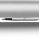Parker F&uuml;llhalter Jotter Edelstahl C.C., grau, Linienbreite Medium, Zierteile