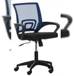 CLP B&uuml;rostuhl Auburn Microfaser HBT: 84x62x50 cm blau