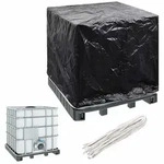 vidaXL Abdeckplane f&uuml;r Garten-Wassertank 8 &Ouml;sen 116 x 100 x 120 cm