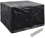 vidaXL Gartenm&ouml;bel-Abdeckung 8 &Ouml;sen 135x135x90 cm