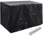 vidaXL Gartenm&ouml;bel-Abdeckung 8 &Ouml;sen 140x70x90 cm