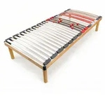 Coemo Hochwertiges Bettgestell mit Lattenrost 'DORADO' 80x200 cm Massivholz...