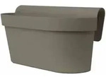 euro3plast Pflanzkasten Cassetta UP 50 cm taupe