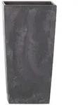 Prosperplast - Hoher Pflanztopf 26,6 L Urbi Square Effect aus Kunststoff mit
