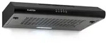 Klarstein Capannina Unterbau-Abzugshaube 60cm 166m3/h LED Edelstahl schwarz...