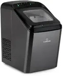 Klarstein Partytime Eisw&uuml;rfelmaschine Klareis 15kg/24h Edelstahl Schwarz-Metallic