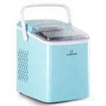 Klarstein Arctic Porter Eisw&uuml;rfelmaschine Bullet-Eis 12kg/24h Edelstahl T&uuml;rkis