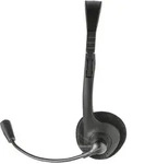 Trust PC Headset mit Mikrofon, 3.5mm, leicht, Schwarz