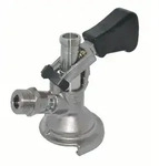 Zapfkopf - Keg Verschluss, Kombi-Fitting, oberer Ausgang (Kelleranstich)