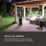 Blumfeldt Goldflame Deluxe Terrassenheizstrahler 36.000BTU/11kW mobil Edelstahl