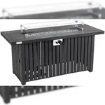 Tepro Feuertisch Topeka XL, Gasbetrieben, 137 x 56 x 63 (B x L x H) cm, mit