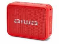 Aiwa BS-200RD rot Bluetooth Lautsprecher TWS FM Radio IPX6 Bassbox 6W RMS