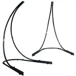 Bis 150kg: XL H&auml;ngesessel Gestell Outdoor - 210cm St&auml;nder f&uuml;r H&auml;ngestuhl...