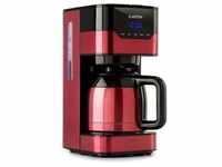 Klarstein Kaffeemaschine Arabica 800W EasyTouch Control silber/schwarz Rot