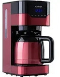Klarstein Kaffeemaschine Arabica 800W EasyTouch Control silber/schwarz Rot