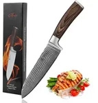 Wakoli EDIB Damast Santoku Messer I 17cm Klinge aus 67 Lagen Damaststahl I