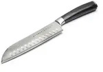 KLAMER Premium Santoku Damastmesser echter japanischer Stahl 18 cm Kochmesser