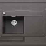 BLANCO GmbH + Co KG BLANCO ZENAR 45 S Sp&uuml;le felsgrau, Einbau von oben, ab 45 cm,