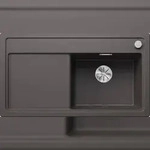 BLANCO GmbH + Co KG BLANCO ZENAR 5 S Sp&uuml;le felsgrau, Einbau von oben, ab 50 cm, ohne