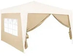 Deuba Pavillon Seitenw&auml;nde f&uuml;r Capri 3x6m beige