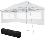 tectake Faltbarer Garten Pavillon 3x6m mit 2 Seitenteilen 600 x 300 x 310 cm...