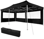 tectake Faltbarer Garten Pavillon 3x6m mit 2 Seitenteilen 600 x 300 x 310 cm...