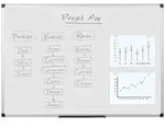 Bi-Office magnetisches Whiteboard Maya, lackierte Stahloberfl&auml;che, Aluminiumrahmen,