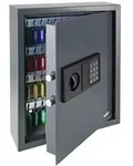 HMF Schl&uuml;sseltresor mit Zahlencode, Schl&uuml;sselsafe mit Elektronikschloss, 71 Haken,