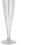 Papstar 1 X 500 Stiel-Gl&auml;ser f&uuml;r Sekt, PS 0,1 l &Oslash; 5 cm &middot; 17,5 cm glasklar