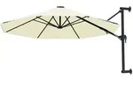 vidaXL Wandschirm mit Metallstange 300 cm Sand Modell Sirius Design