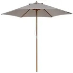 Outsunny - Sonnenschirm - 250Lx250Wx230Hcm - Grau