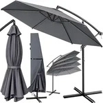 Kingsleeve Sonnenschirm &Oslash; 330cm mit UV-Schutz 80+ Schutzh&uuml;lle Kurbel...