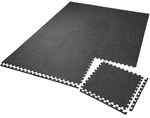 TecTake GmbH tectake Bodenschutzmatte 12-tlg. - 12er Set schwarz