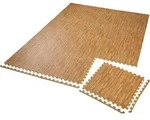 TecTake GmbH tectake Bodenschutzmatte 12-tlg. - 12er Set holzdekor