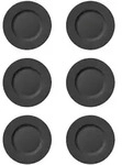 Villeroy & Boch Manufacture Rock Speiseteller schwarz 27 cm 6er Set