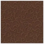 PAPSTAR 50 Servietten "ROYAL Collection" 1/4-Falz 40 cm x 40 cm braun "Casali"